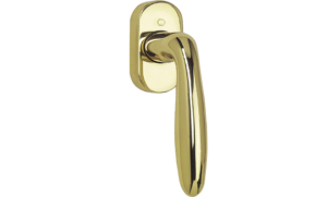 Hoppe Verona Manilla para ventana VK 7 32-42 mm latón pulido